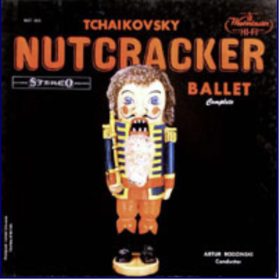 Artur Rodzinski conducts the Nutcracker (Westminster LP cover)